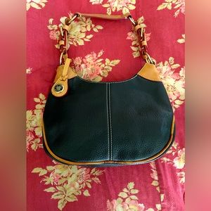 DOONEY AND BOURKE Vintage purse in Black/Tan Leather